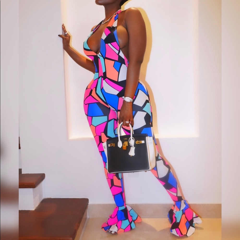 Abstract Jumpsuit